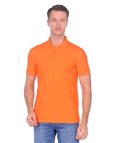 Сорочка с воротником «Поло» оранжевая
